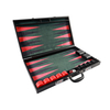 Luxury PU Leather Backgammon Set with Velvet Lining