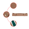 Compact Suede - Wrapped Travel Backgammon Set