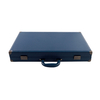Elegant PU Leather Backgammon Set with Metal Checkers