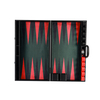 Luxury PU Leather Backgammon Set with Velvet Lining