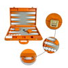 Luxury Croc - Embossed PU Leather Backgammon Set