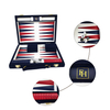 Classic Corduroy - Clad Backgammon Set with PU Leather Trim