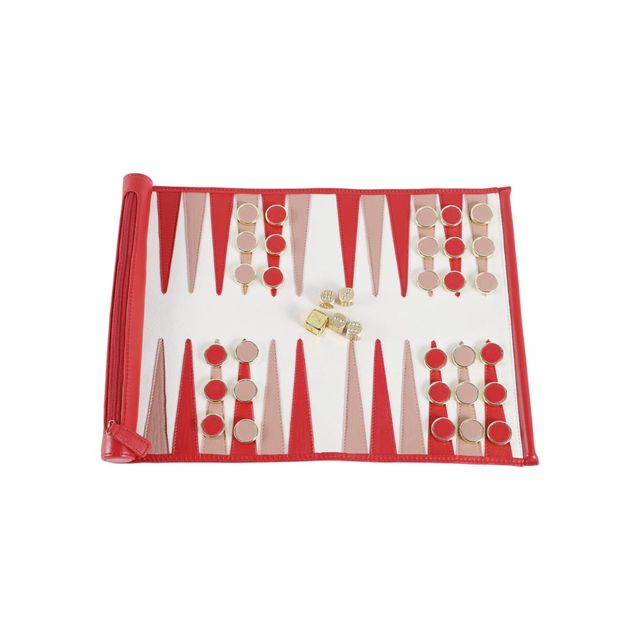 Luxury Sheepskin - Crafted Backgammon Roll Set