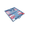 Premium Large - Size Backgammon Set in PU Leather Case