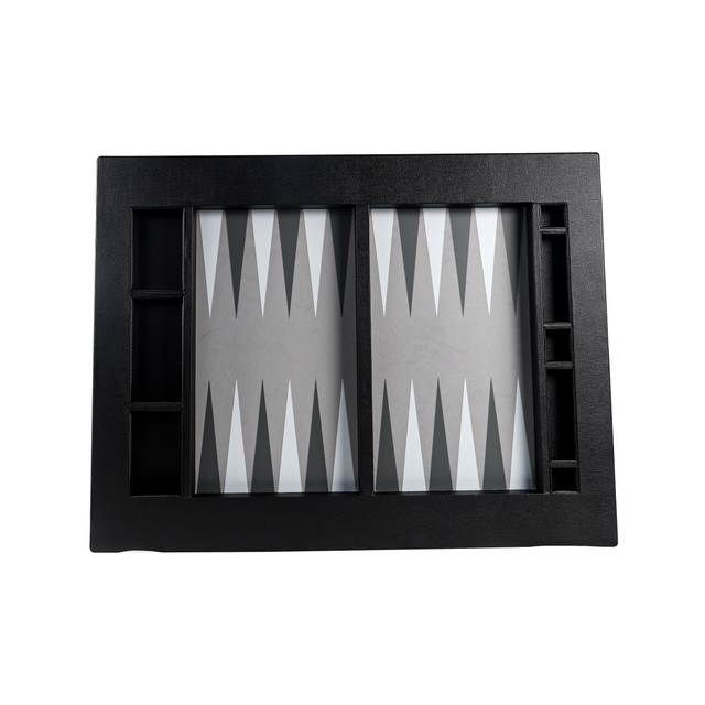 Premium PU - Leather Backgammon Table Set