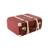 Artisanal Vintage - Inspired PU Leather Storage Trunk