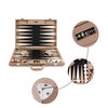 Premium Beige PU Leather Backgammon Set with MDF Reinforcement