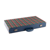 Tartan - Patterned PU Leather & Wool Backgammon Set