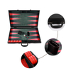Luxury PU Leather Backgammon Set with Velvet Lining