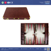 Luxury Croc-Embossed PU Leather Backgammon Set with Velvet Interior