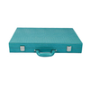Premium Crocodile Pattern Leather Backgammon Set | Luxury Backgammon Board with Chips & Dice